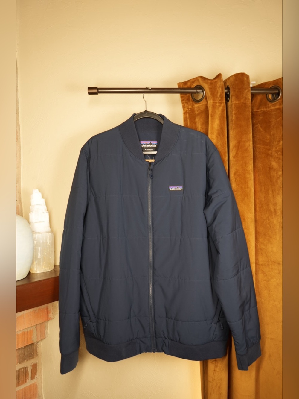 Patagonia Zemer Bomber Jacket New Navy XL NWT